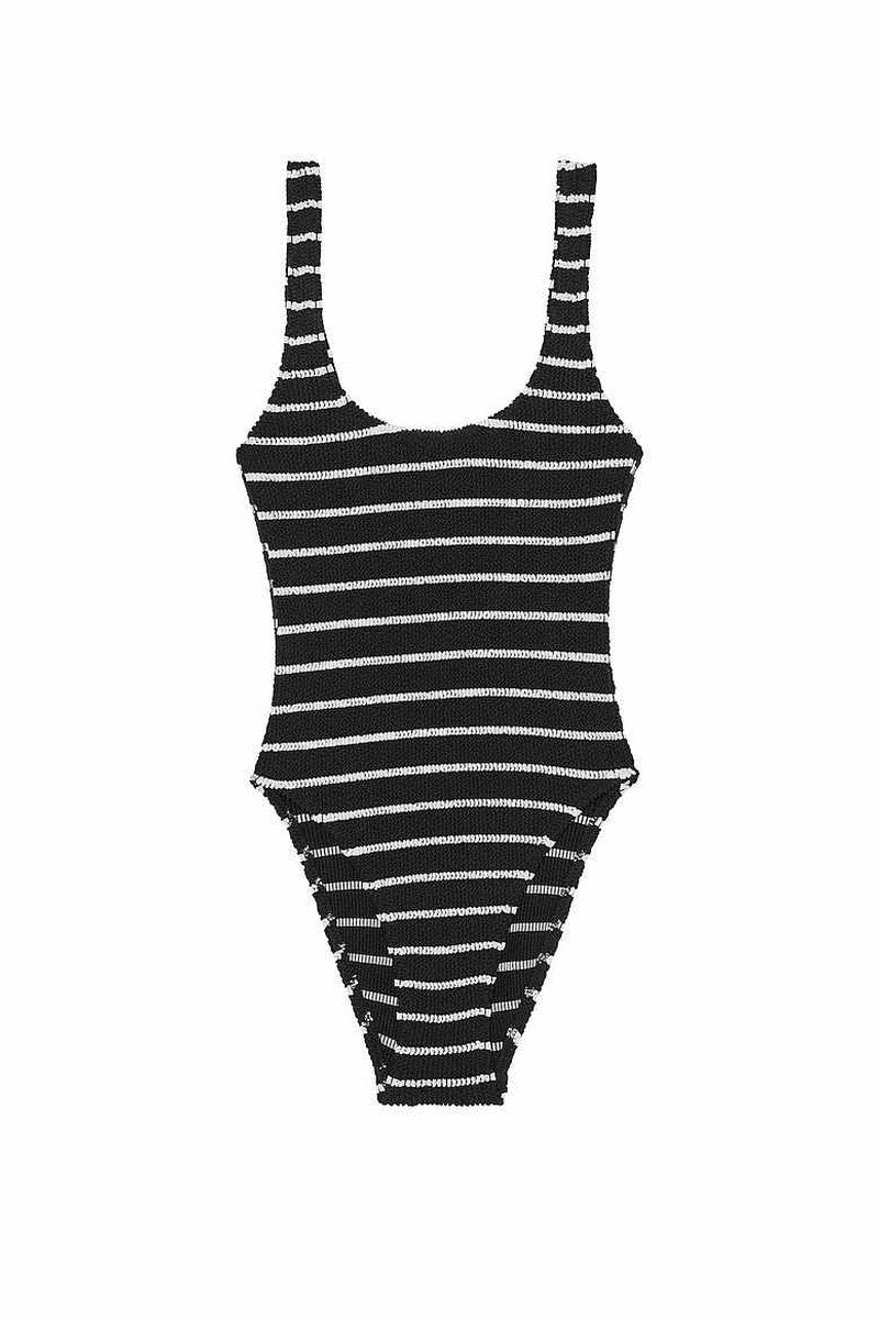Суцільний купальник 377480169 black/white Victoria`s Secret