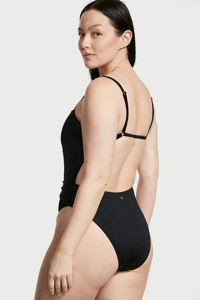 Сдельный купальник с поясом 397215099