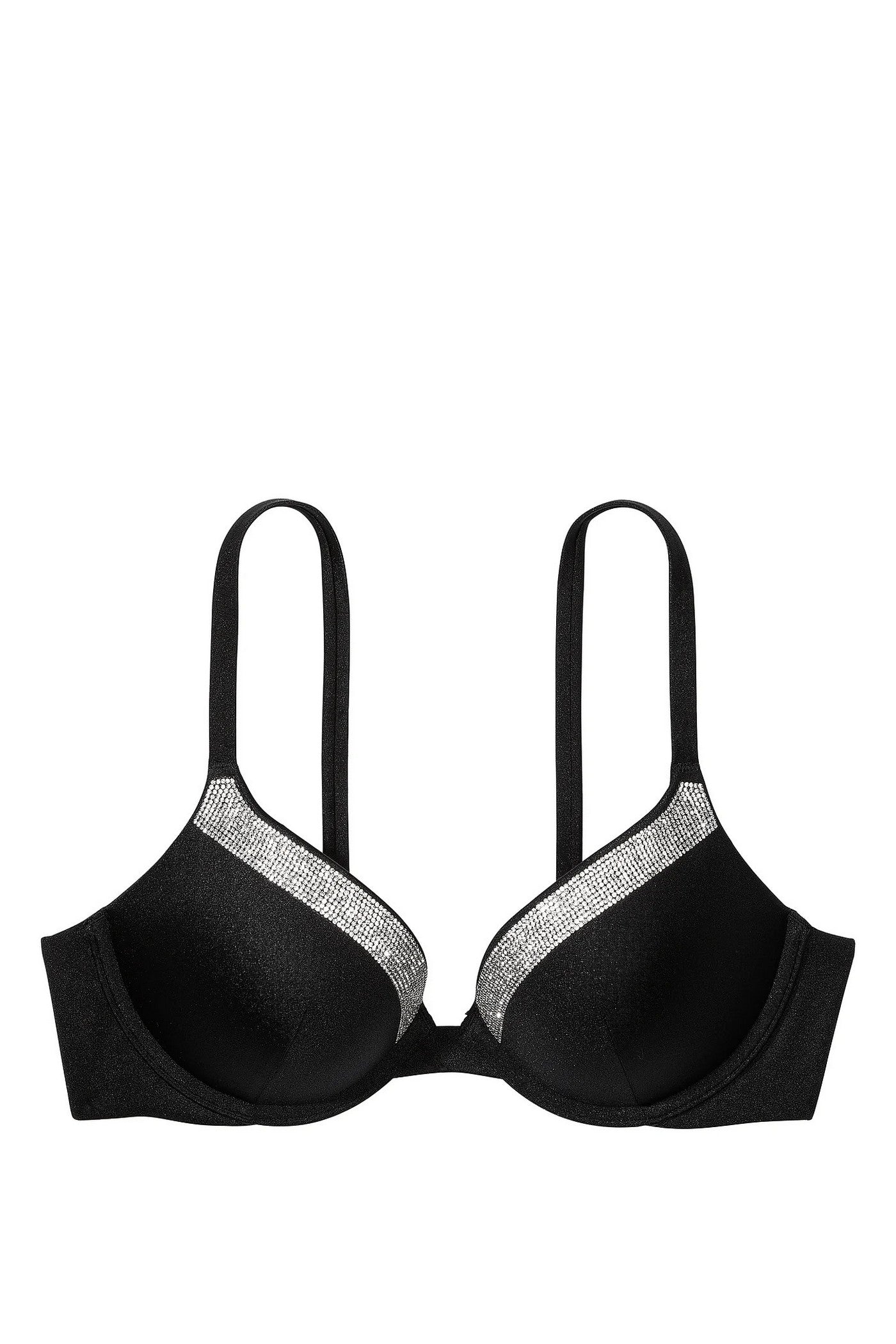 Раздельный купальник пуш-ап 501738855 black