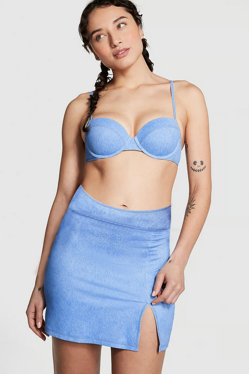 Купальник с юбкой 513124574 blue