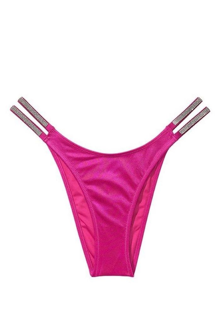 Купальник бикини со стразами 600847623 pink