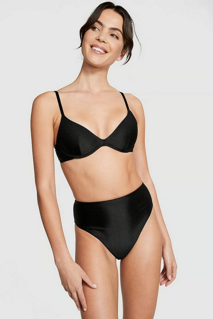 Раздельный купальник пуш-ап 626724066 black