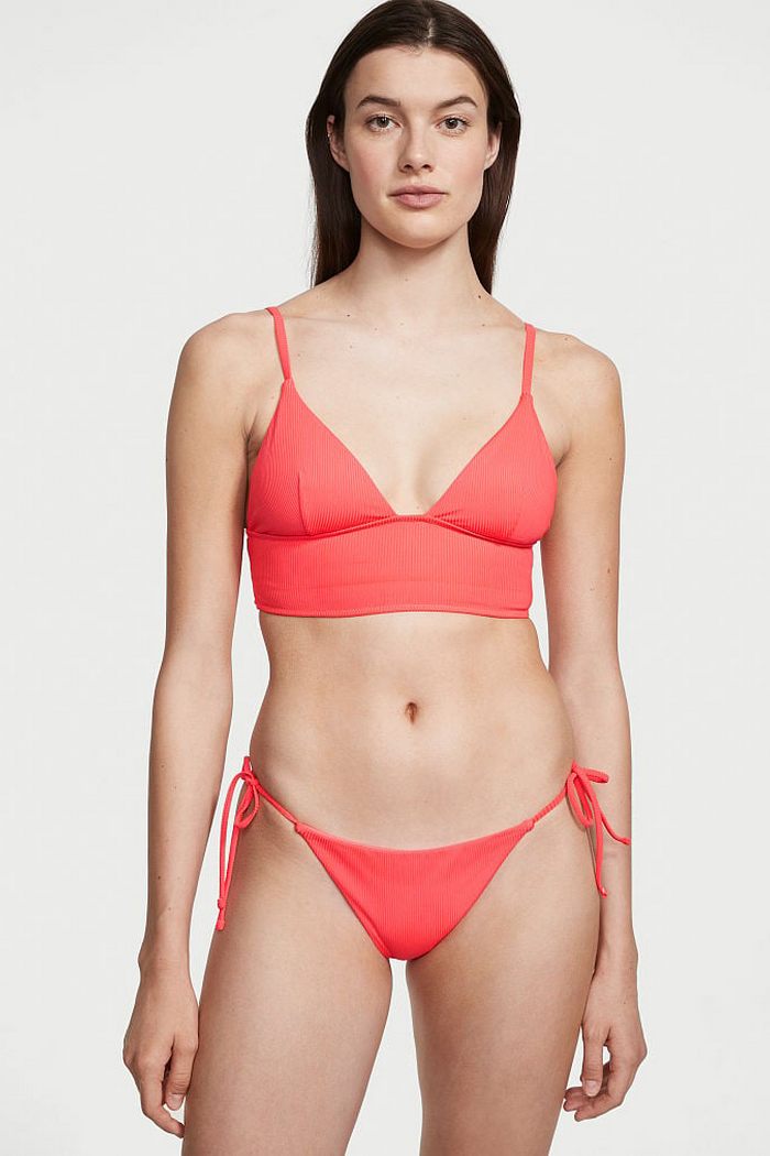 Раздельный купальник в рубчик 709780196