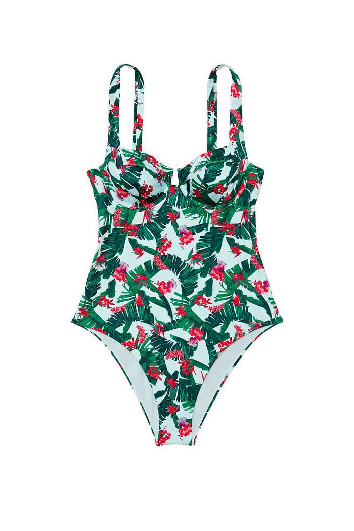 Сдельный купальник с принтом 815374222