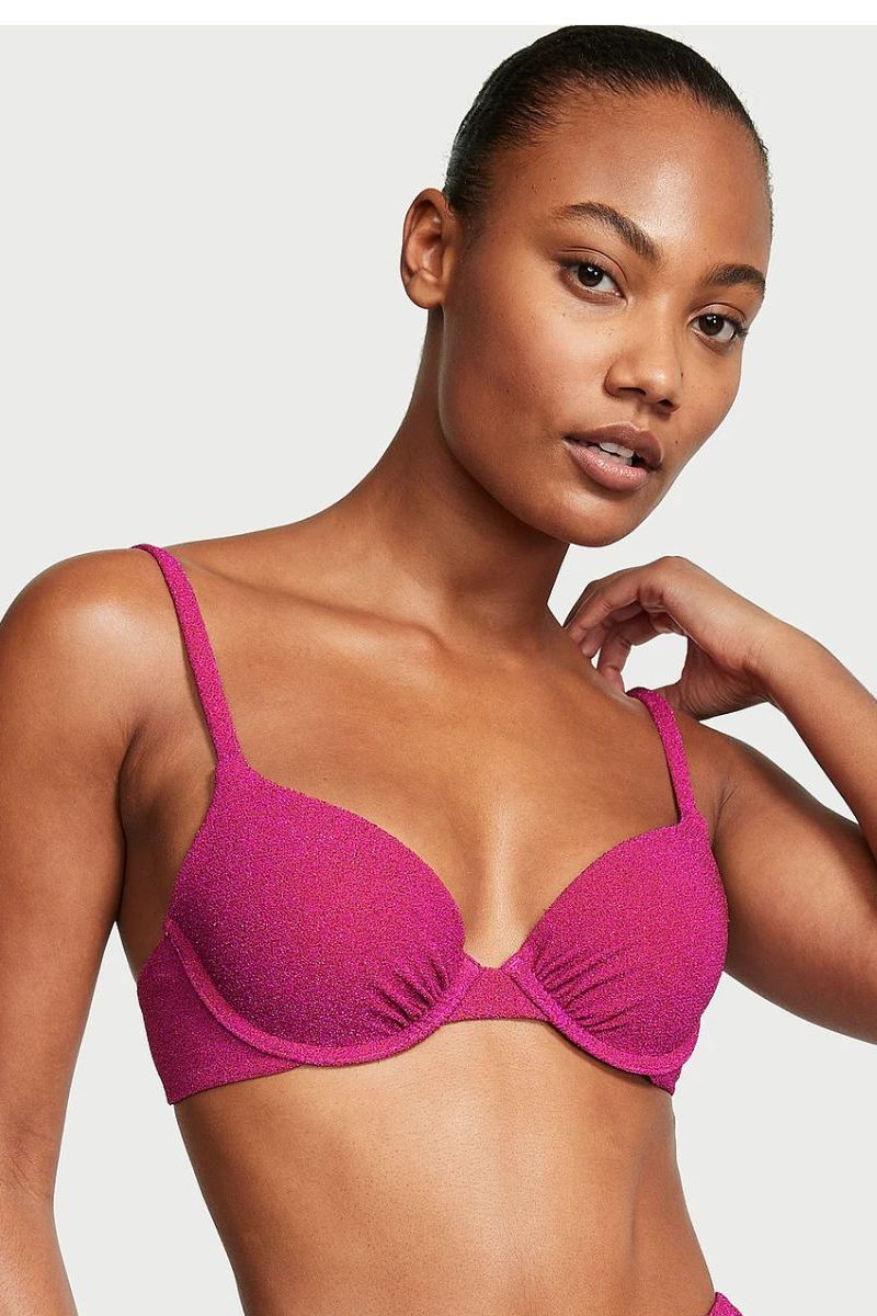 Купальник бикини с люрексом 97755840 pink