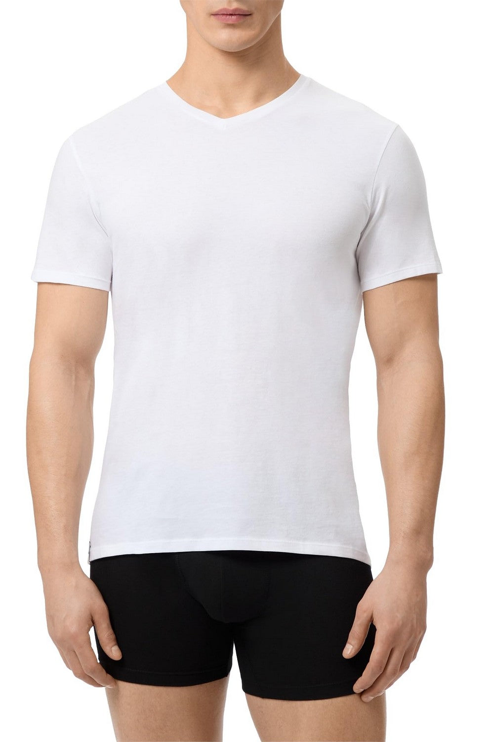 Набір чоловічих футболок 358613137 (3 шт.) black/white Lacoste