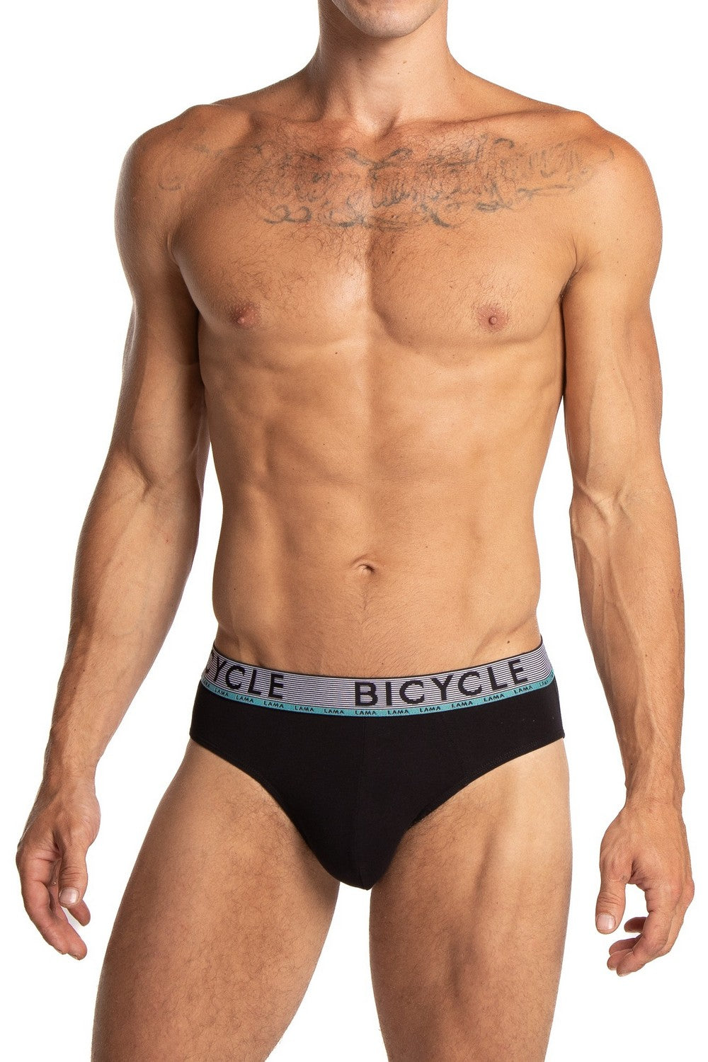 Мужские трусы слип 1063SD black/turquoise (2 шт.)