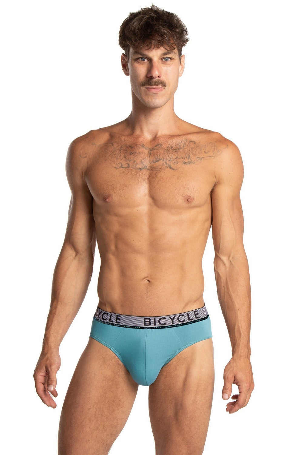 Мужские трусы слип 1063SD black/turquoise (2 шт.)