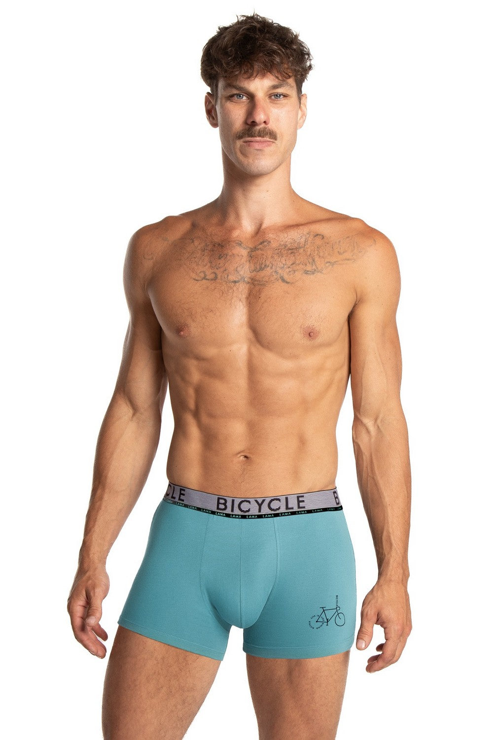 Мужские трусы шорты 1064SZG black/turquoise (2 шт.)