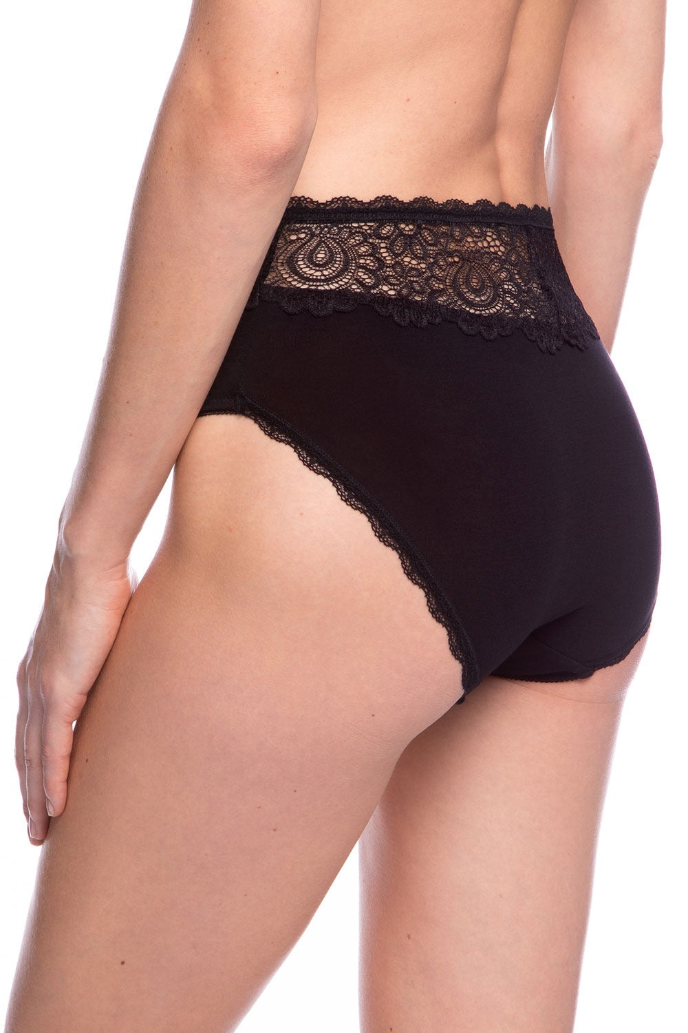 Кружевные высокие трусики слип MOD1564MD (2 шт.)