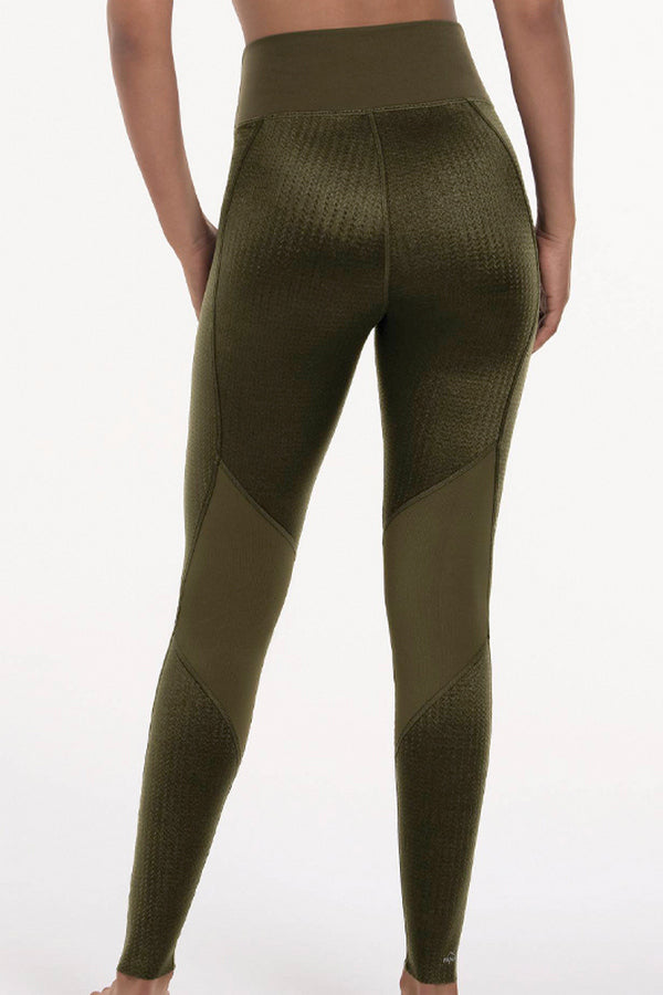 Корректирующие леггинсы для спорта Sports Tights Compression 1687 khaki