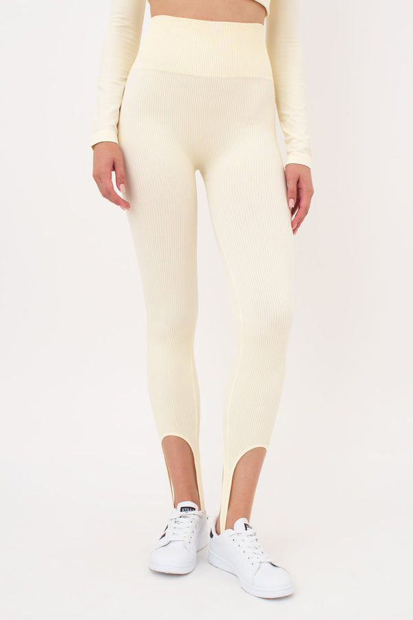 Легінси зі штрипками Leggings Rib Stripe UP-00002652 milk