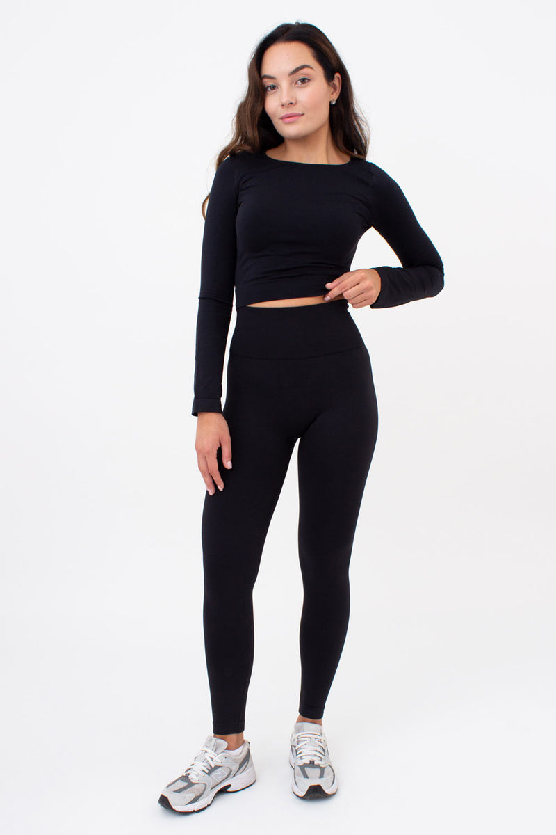 Спортивные леггинсы с пуш-ап эффектом Leggings Sport Shape UP-00002705 black