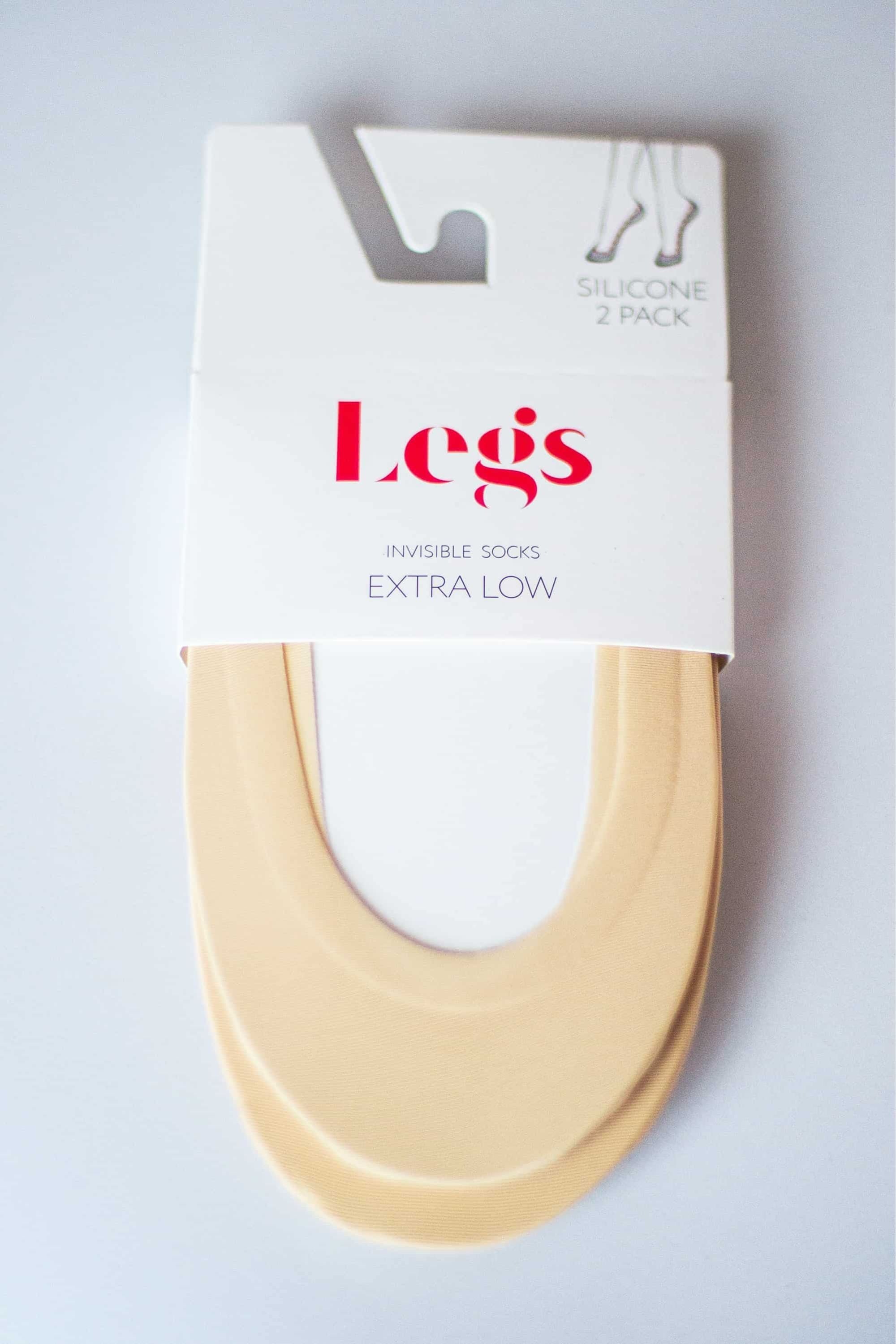 Бесшовные следки с силиконом 725 Laser Cut Silicone band Cotton (2 пары)