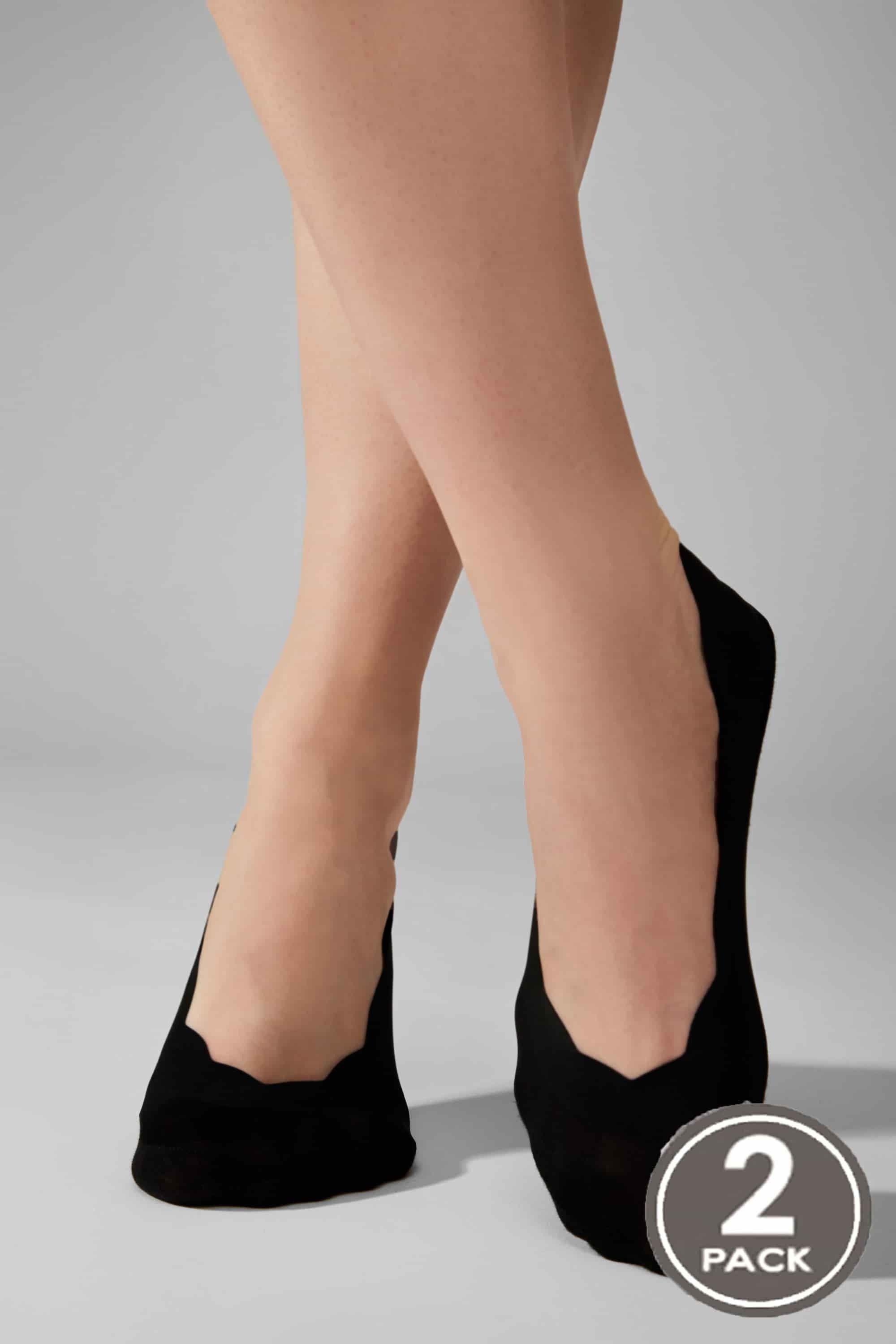 Следки с бесшовными краями 727 Laser Cut Scallop Edge (2 пары)