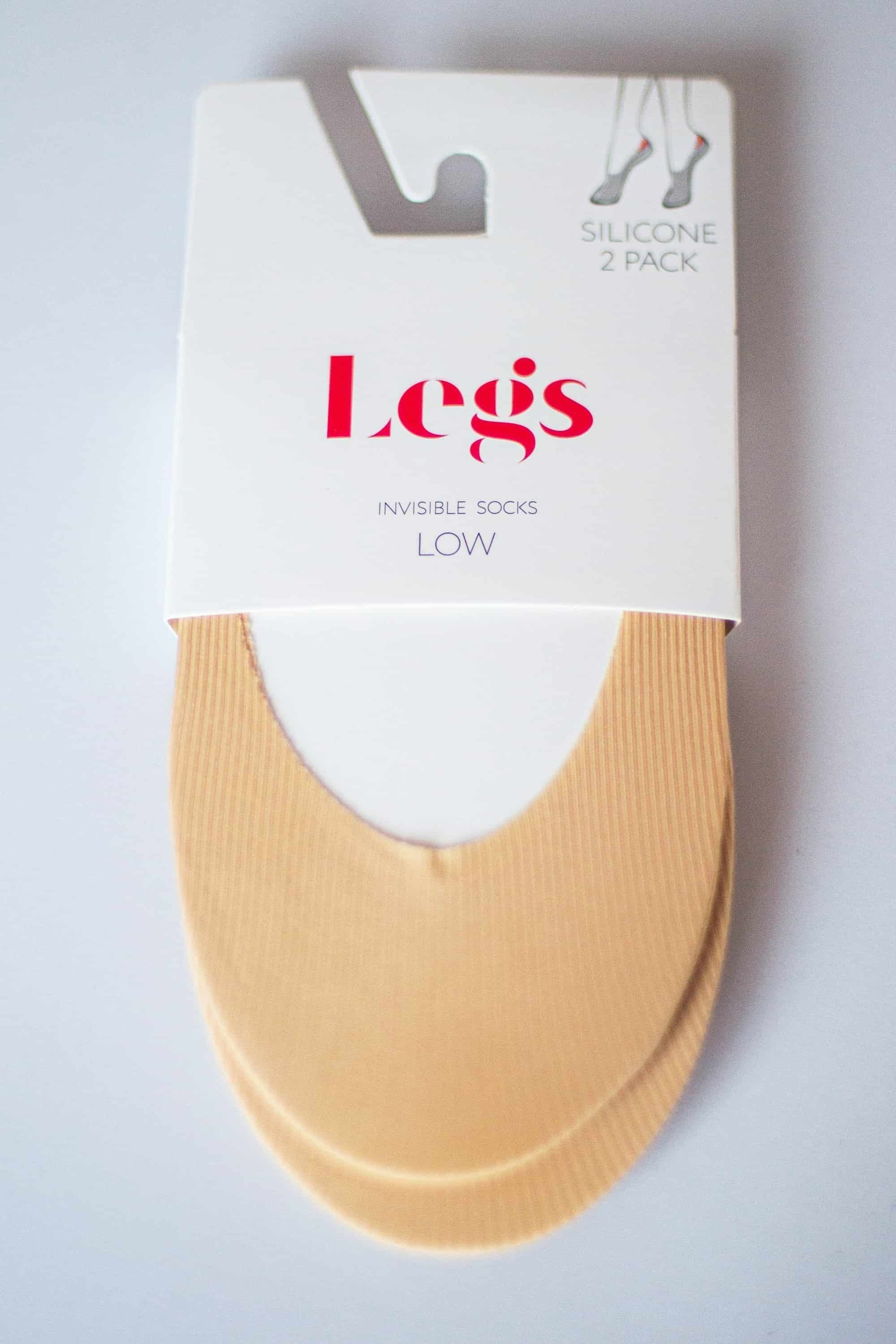 Бесшовные следки в рубчик 730 Laser Cut Rib Silicone (2 пары)