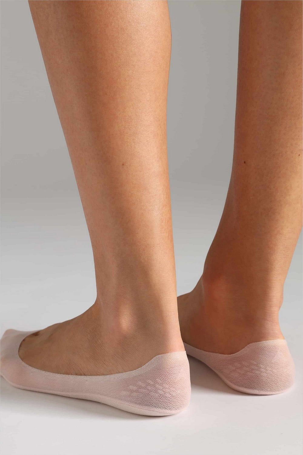 Слідки із силіконовою вставкою 734 Ballerina Frostlace Silicone Band (2 пари) milk/rose