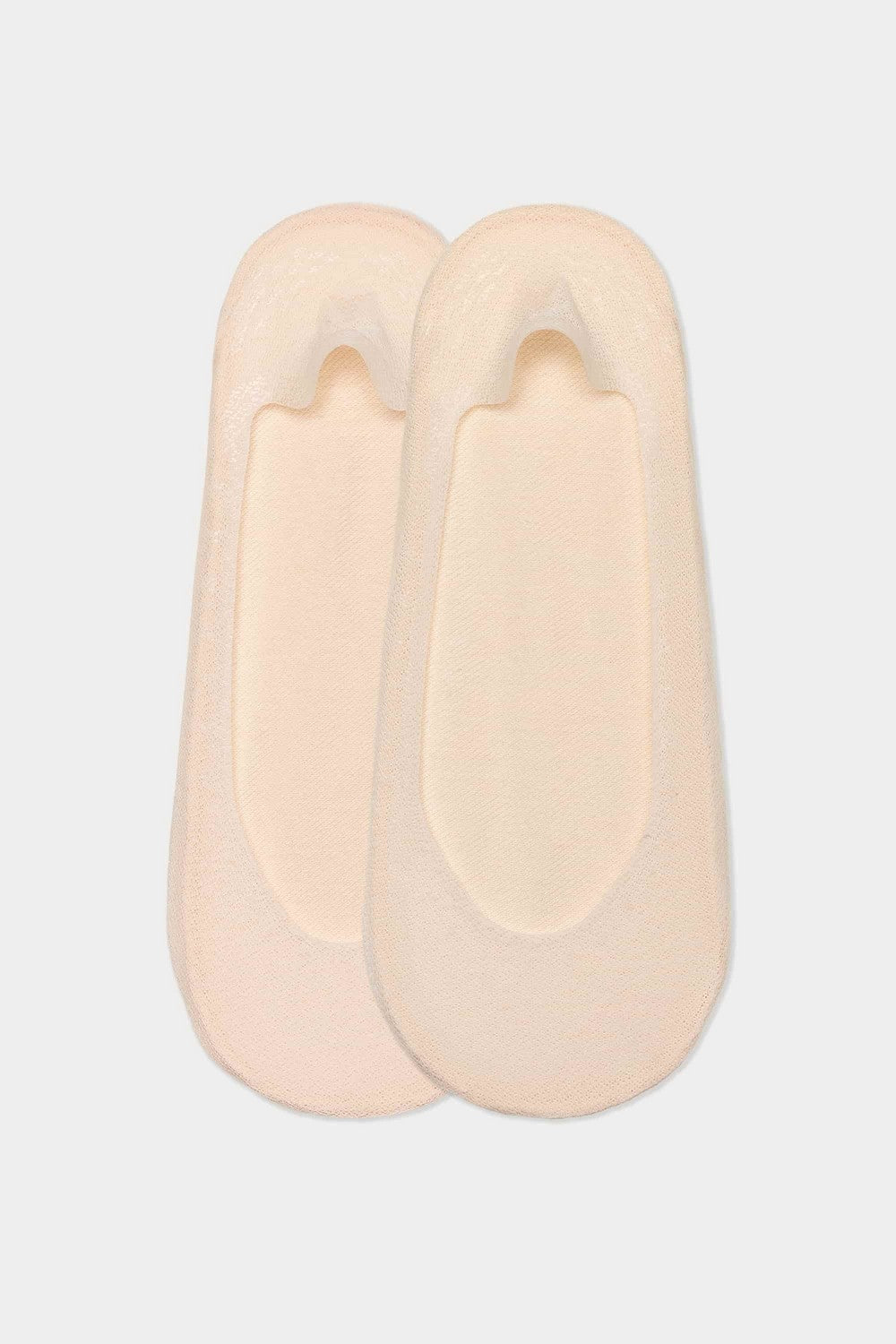 Следки с силиконовой вставкой 734 Ballerina Frostlace Silicone Band (2 пары) naturale