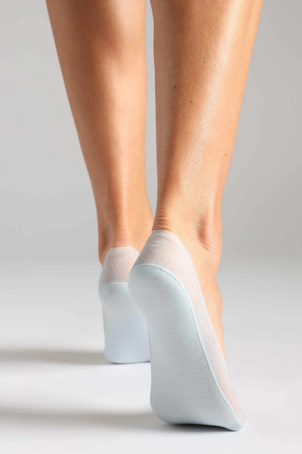 Следки с силиконовой вставкой 734 Ballerina Frostlace Silicone Band (2 пары) sky/pistache