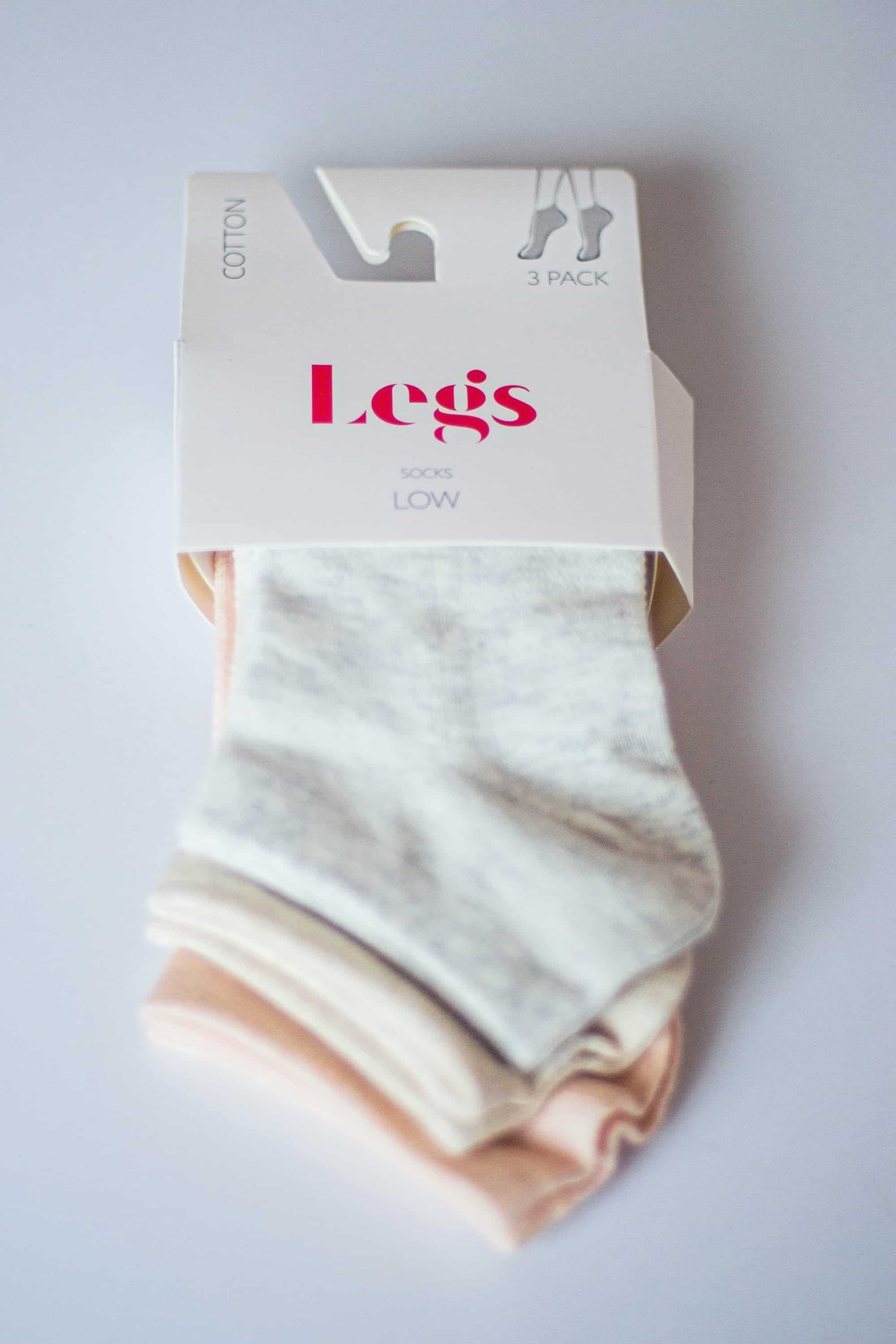 Хлопковые носки с сеткой 8 Socks Cotton Mesh Low (3 пары)