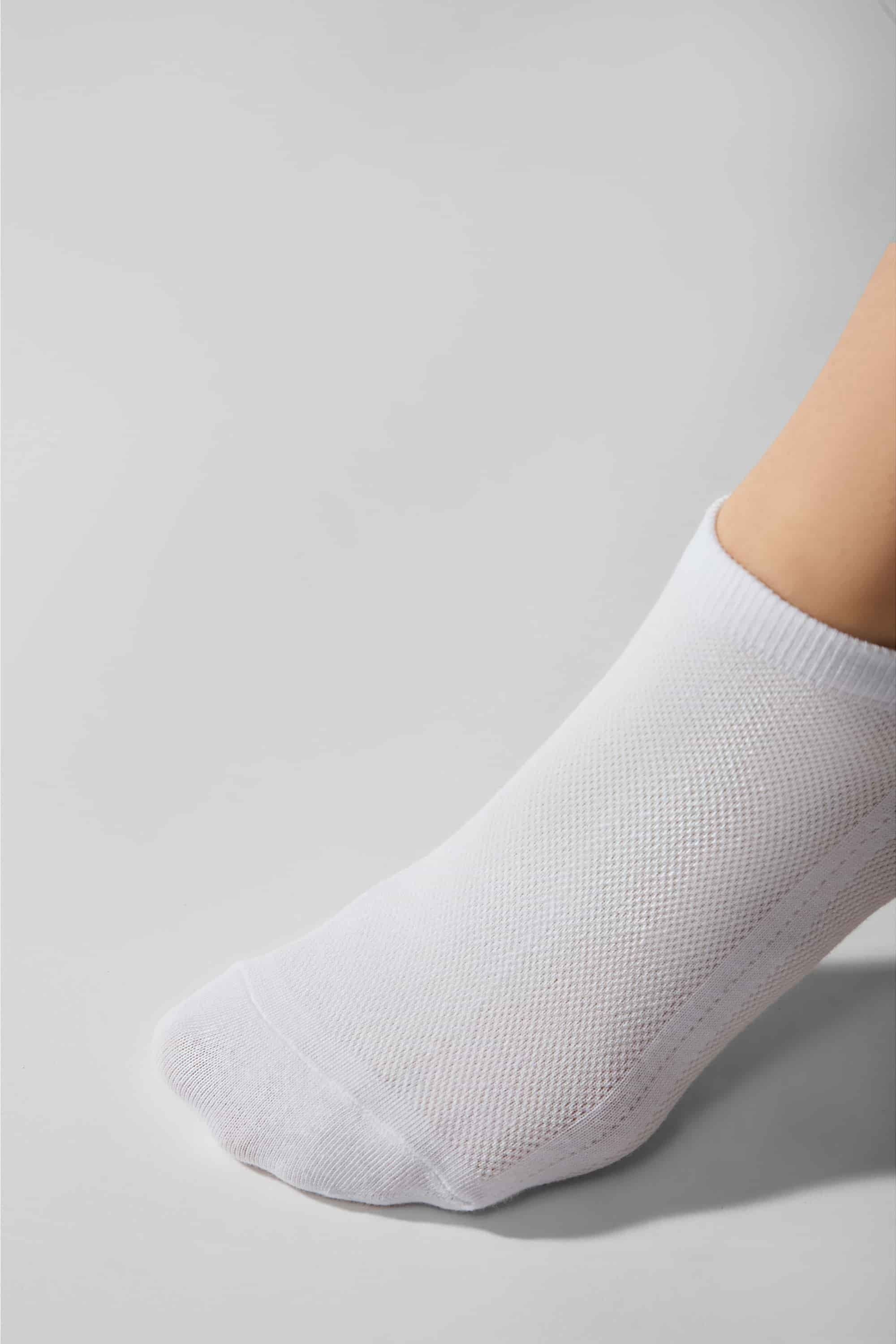 Хлопковые носки с сеткой 8 Socks Cotton Mesh Low (3 пары)