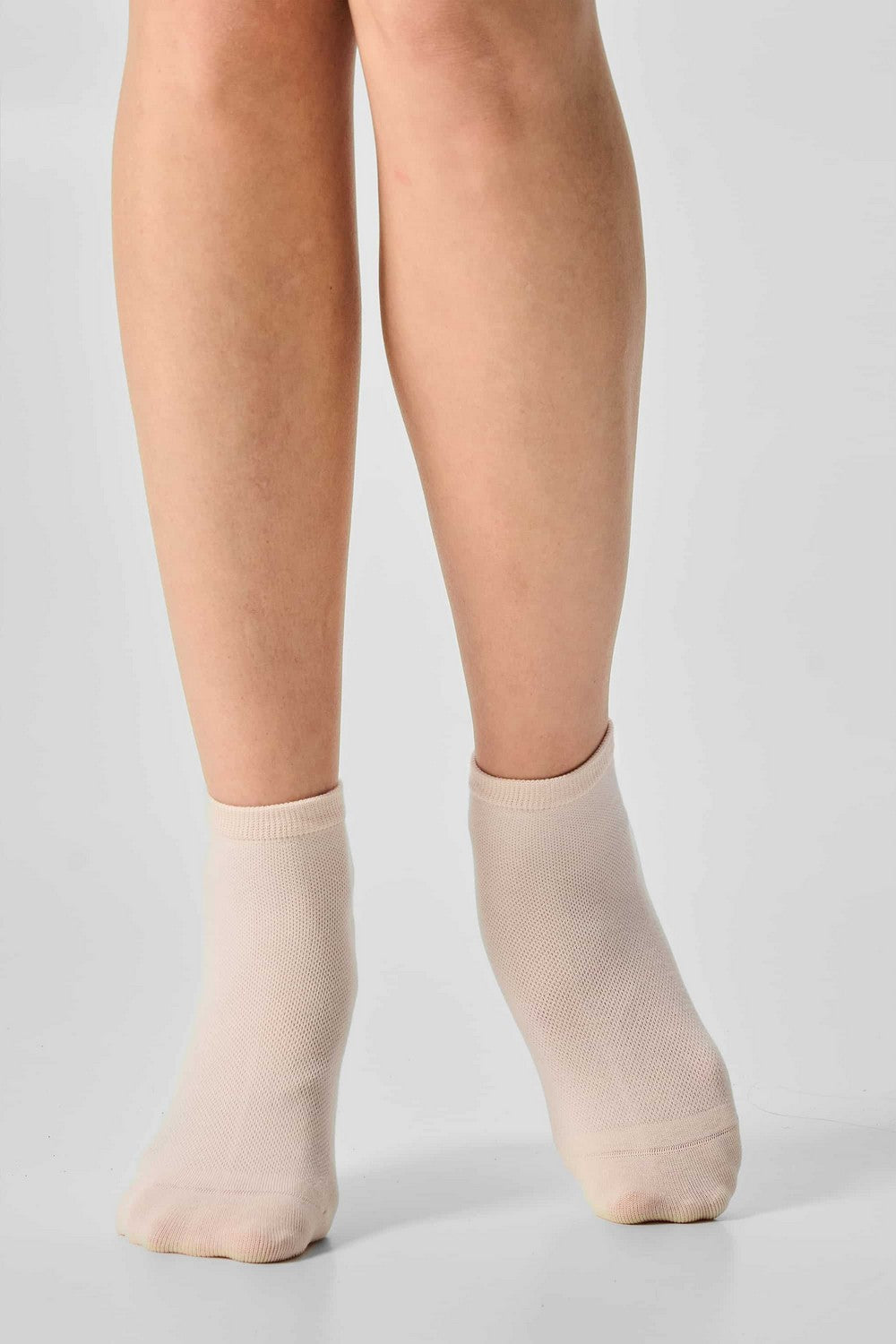 Бавовняні носки 8 Socks Cotton Mesh Low (3 пари) milk/pudra/sand 