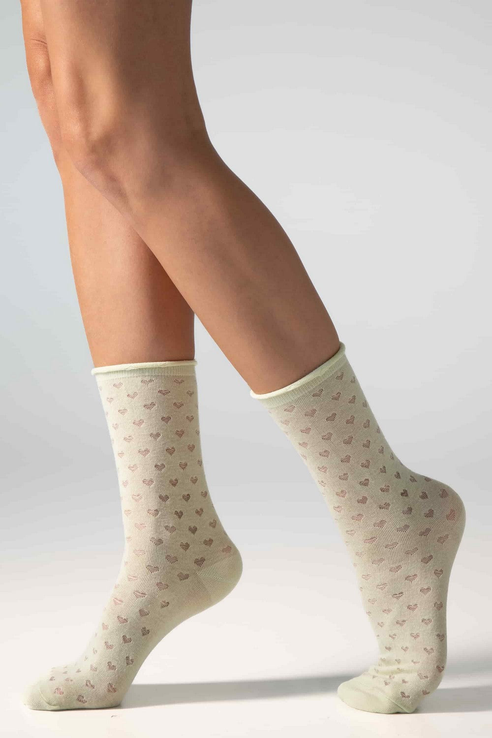 Хлопковые носки с сеткой G17 Cotton Heart (2 пары)