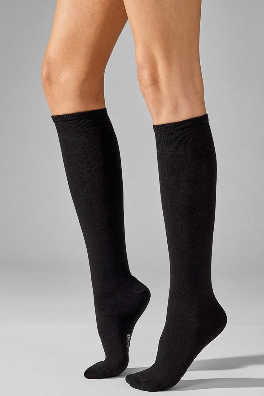 Хлопковые гольфы Knee high 108 120d (2 пары) black