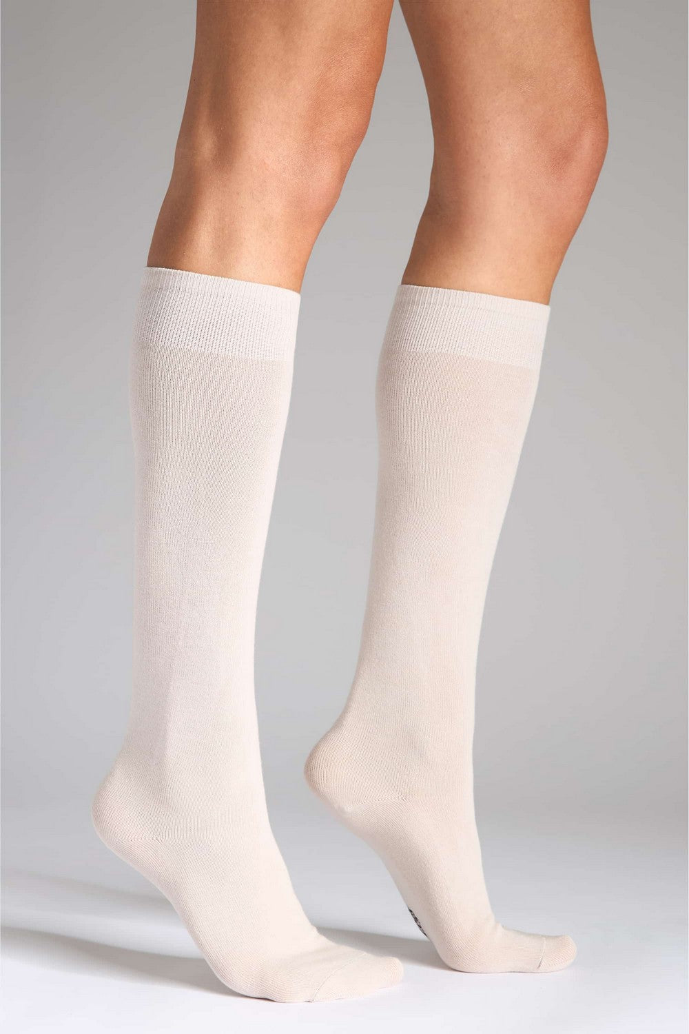 Хлопкові гольфи Knee high 108 120d (2 пари) milk/pudra Legs