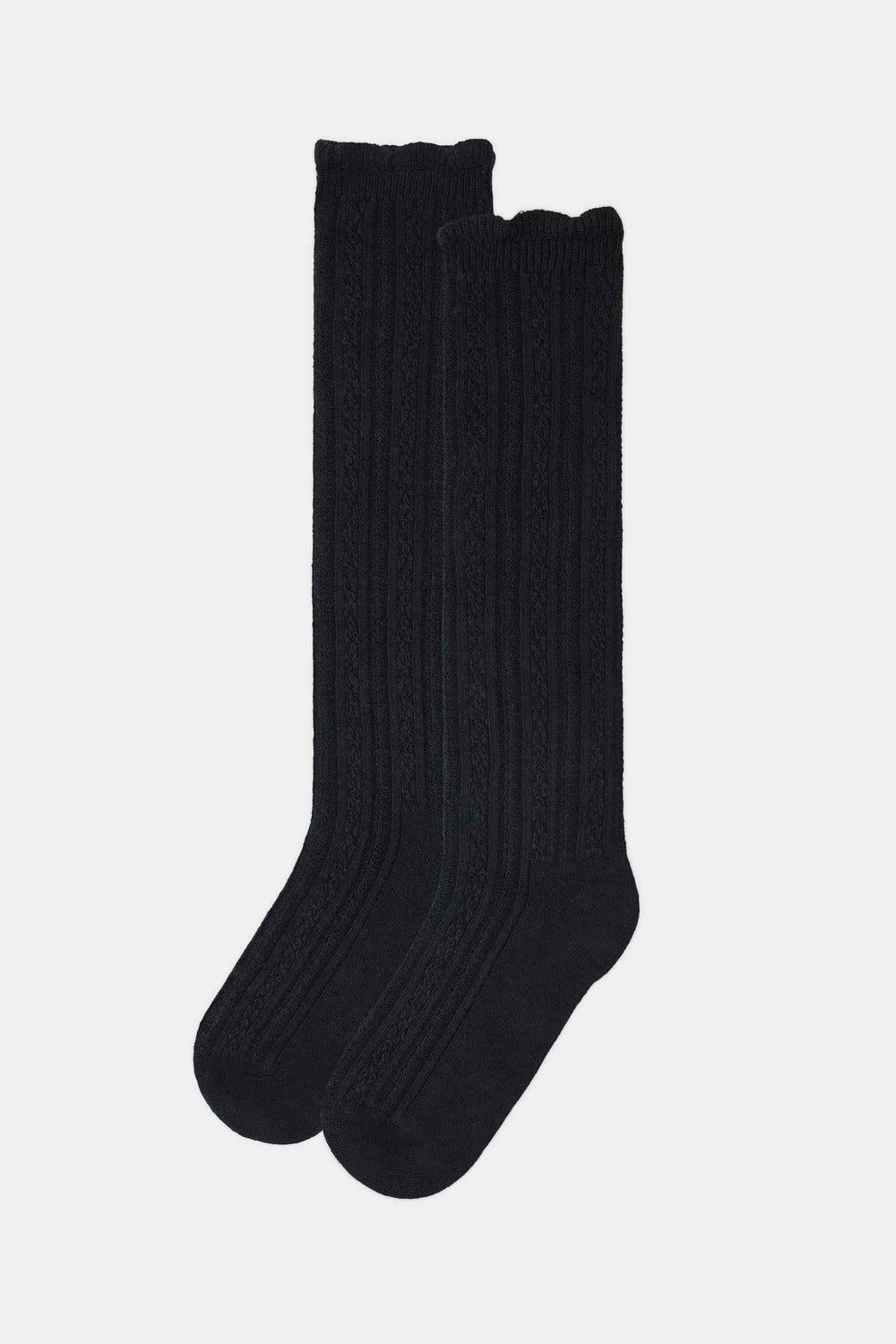 Шерстяные гольфы KWC27 Wool Cashmere black