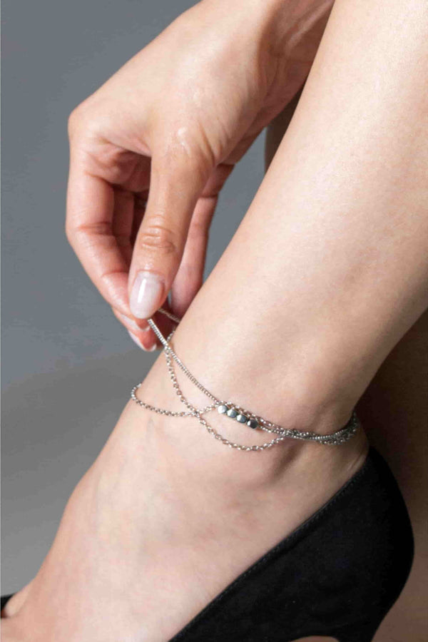 Браслет на ногу L100 Anklet silver