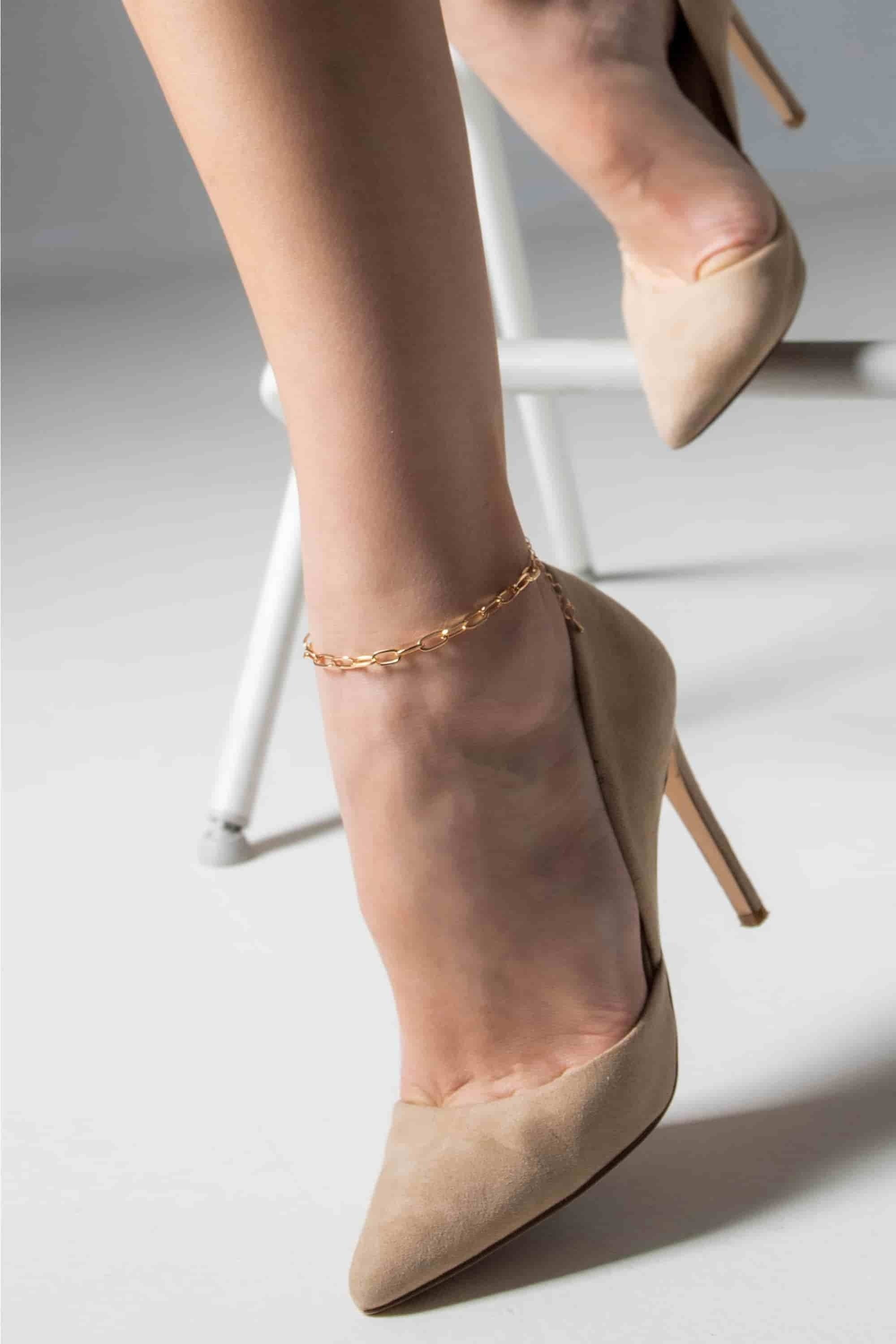 Браслет на ногу L103 Anklet gold