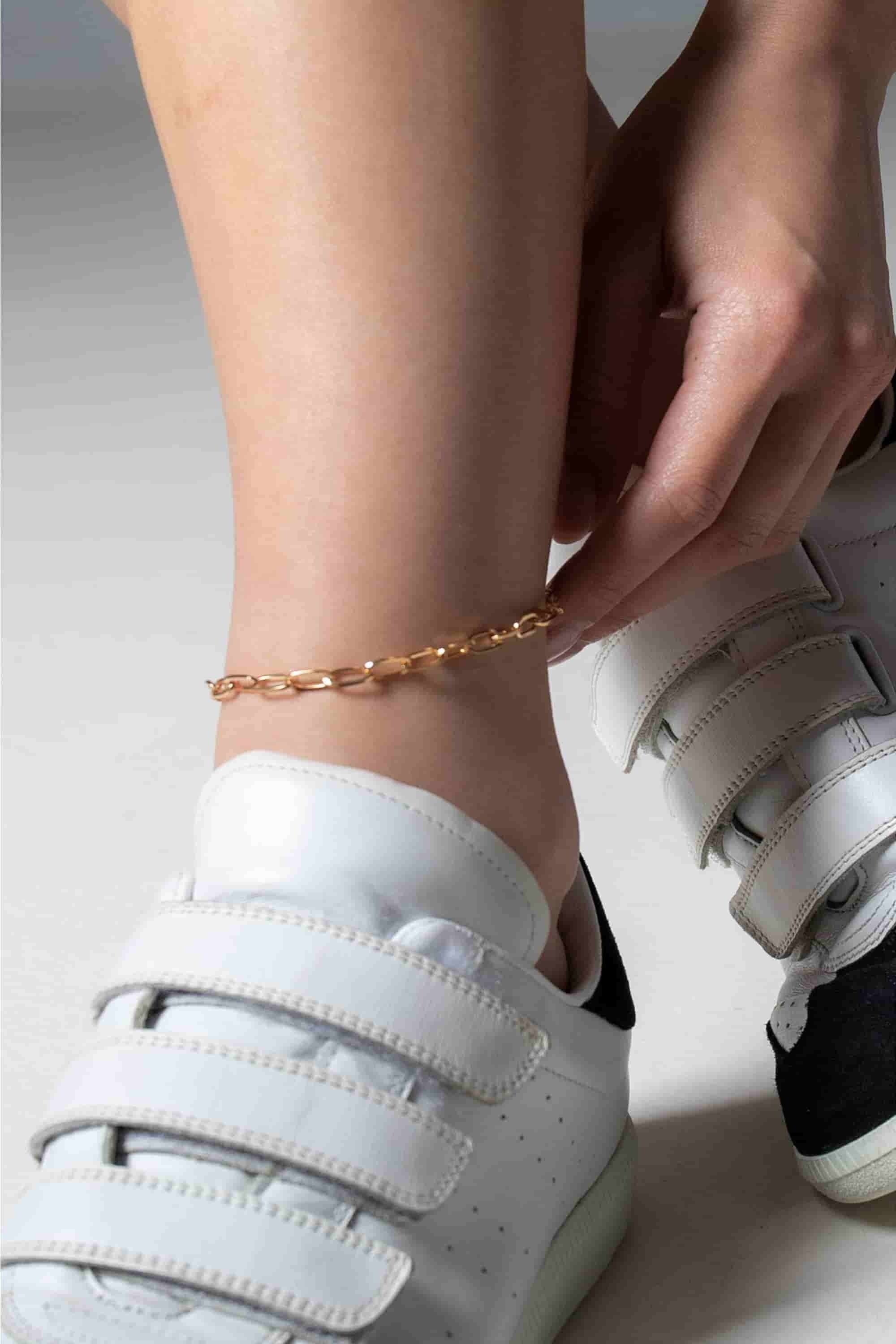 Браслет на ногу L103 Anklet gold