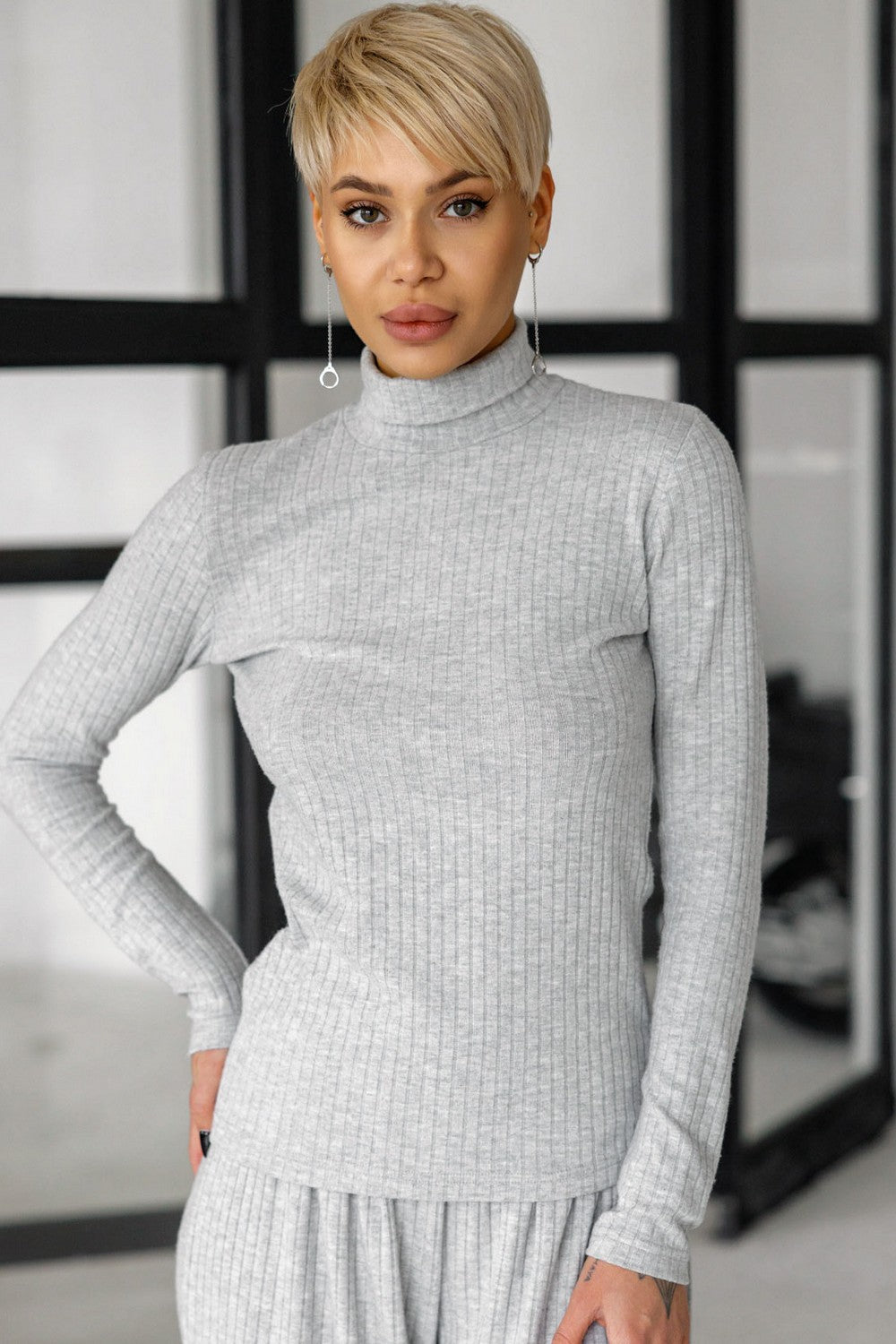 Водолазка в рубчик 1623/81003