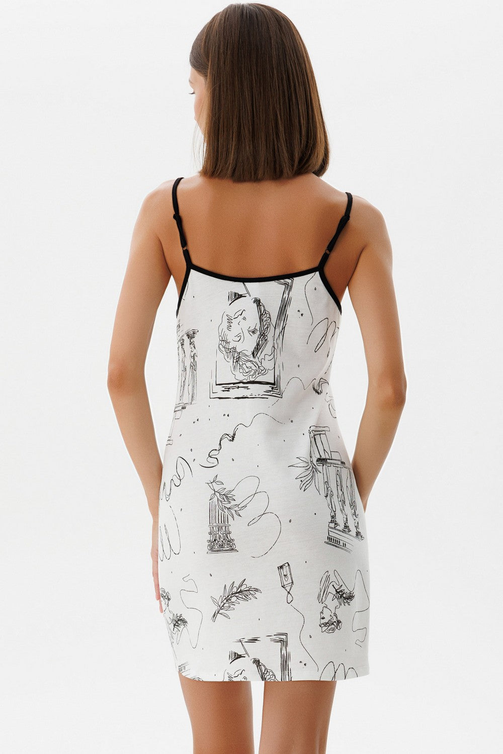 Ночная сорочка из модала 1703/15007