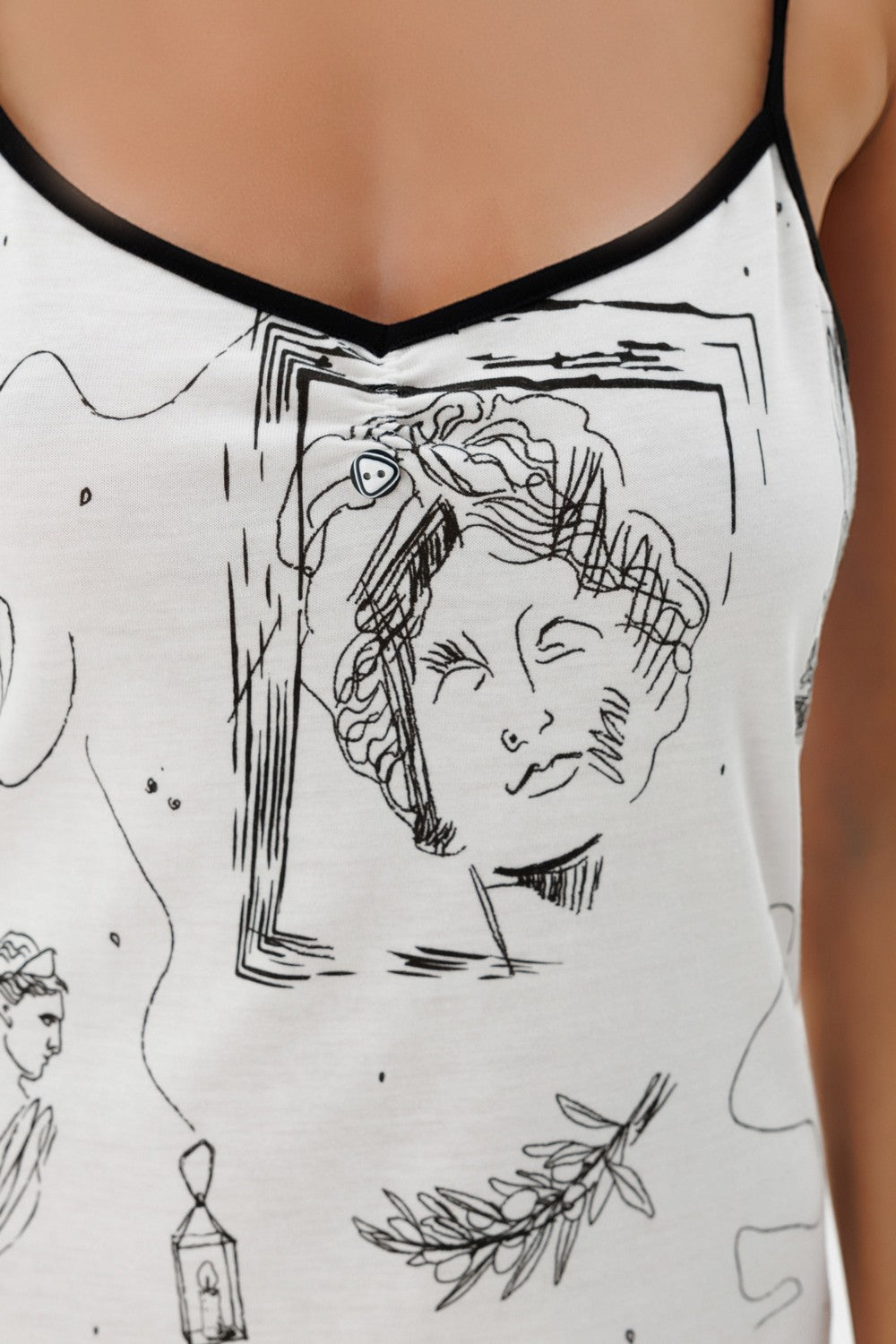 Нічна сорочка з модалу 1703/15007