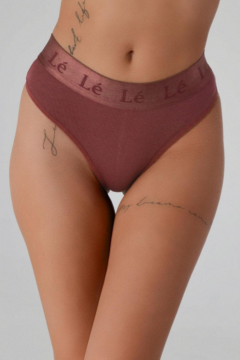 Трусики бразилиана в рубчик 73/60028