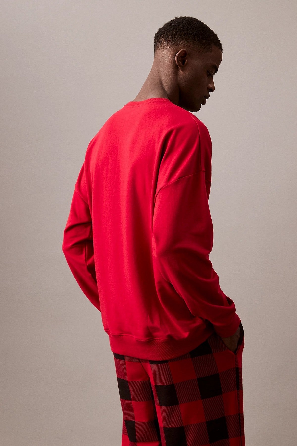 Мужской домашний лонгслив 675251981 red