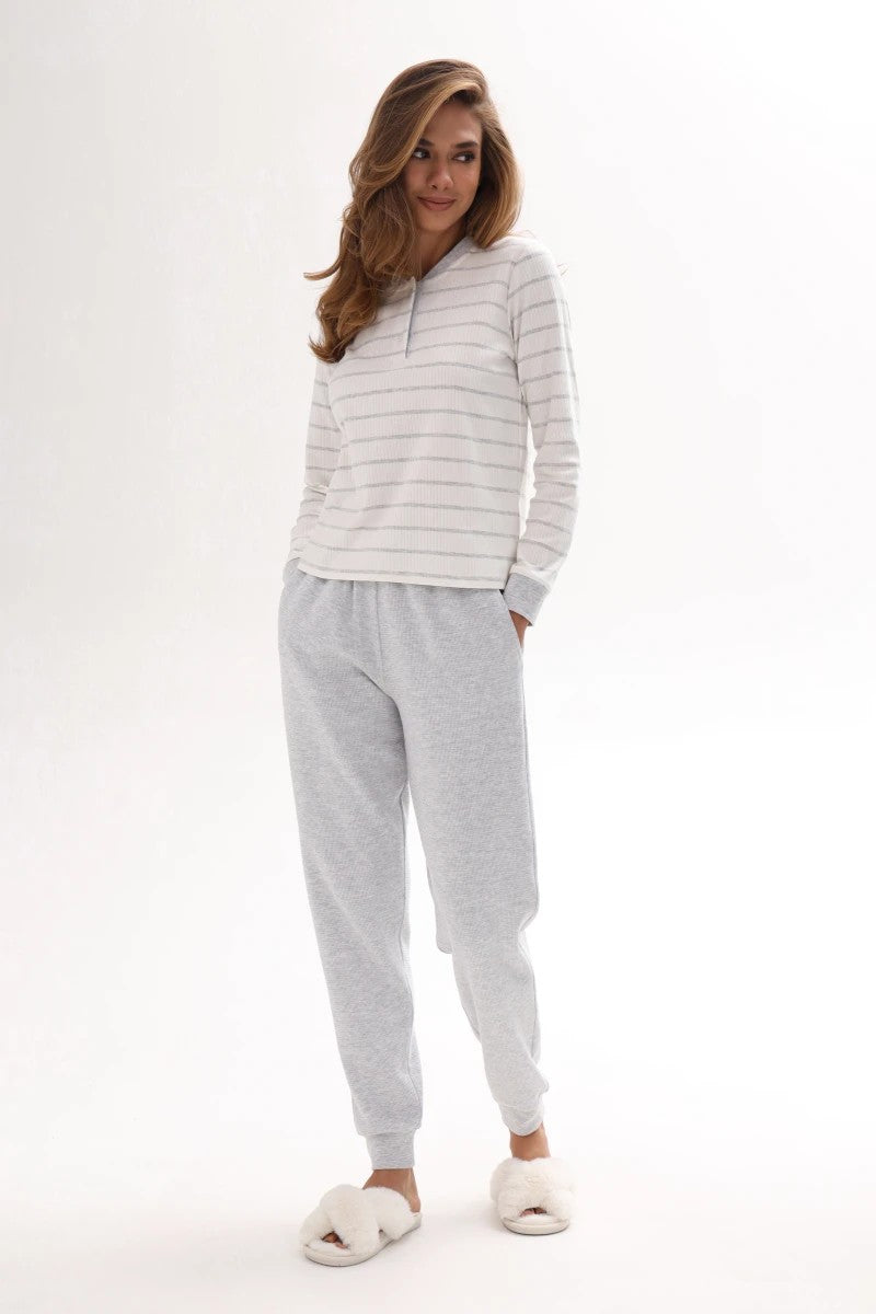 Домашний лонгслив 25135 gray