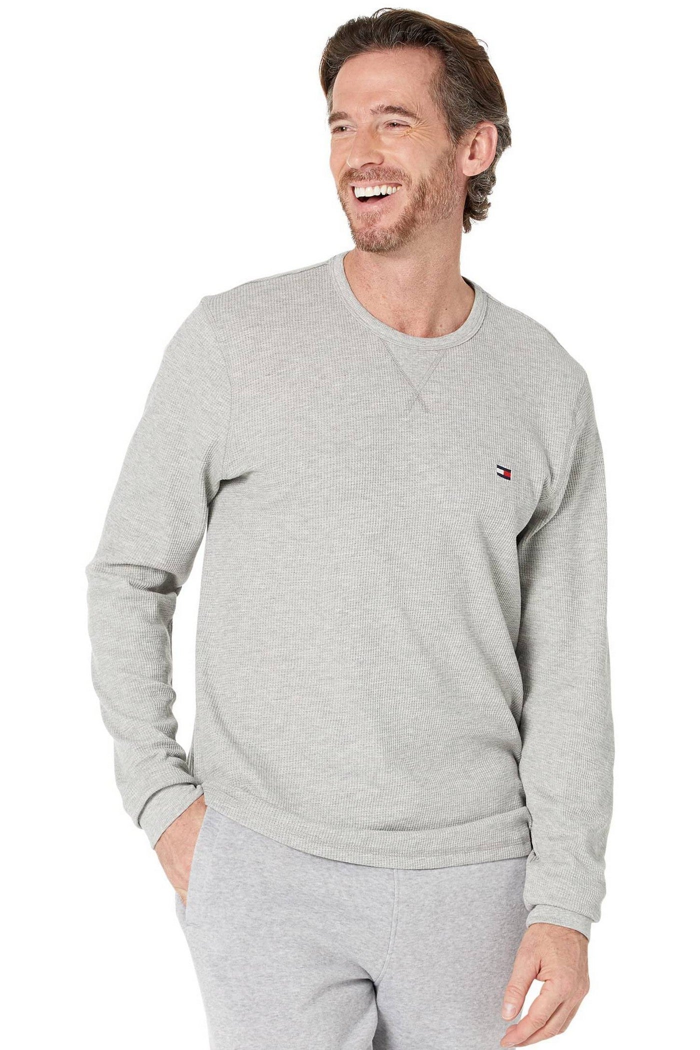 Мужской домашний лонгслив 158927352 gray