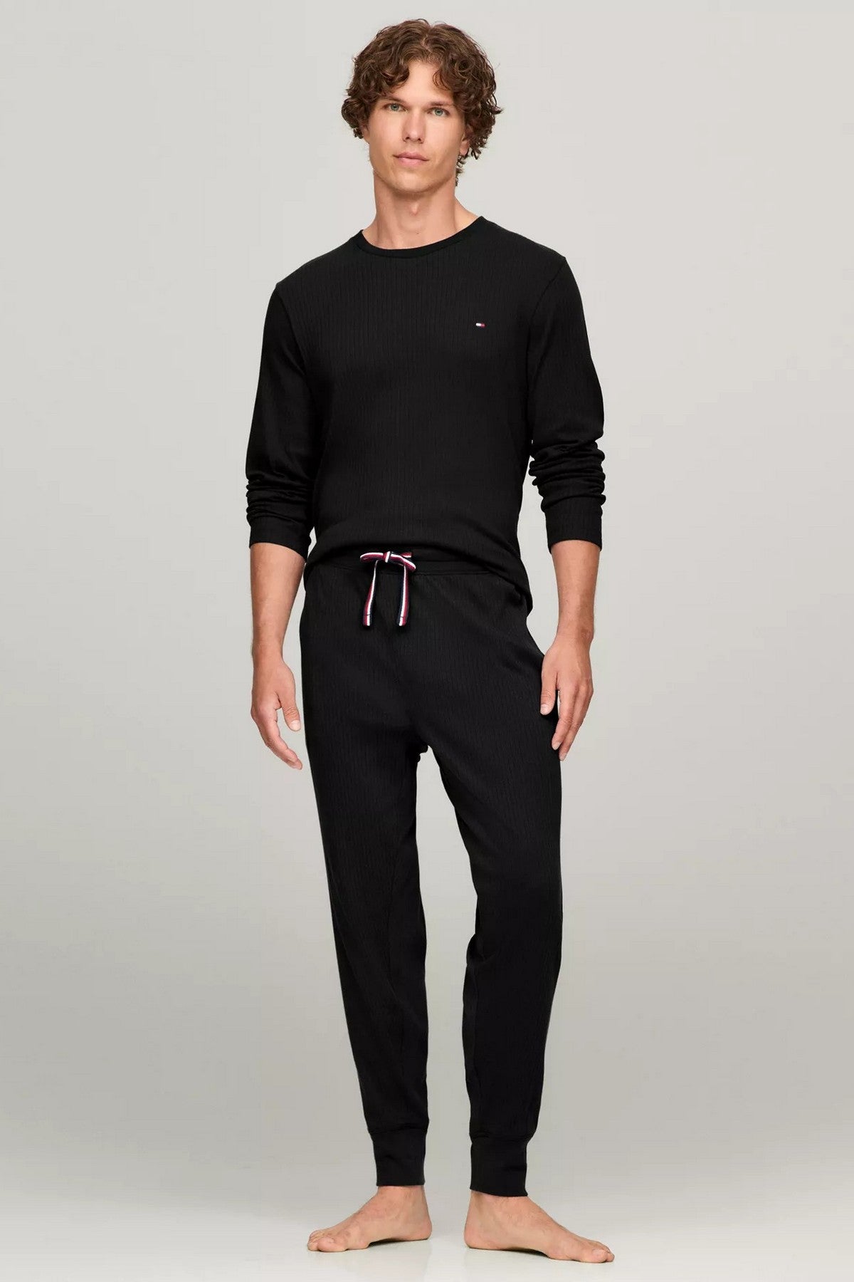Чоловічий лонгслів 439659762 black Tommy Hilfiger