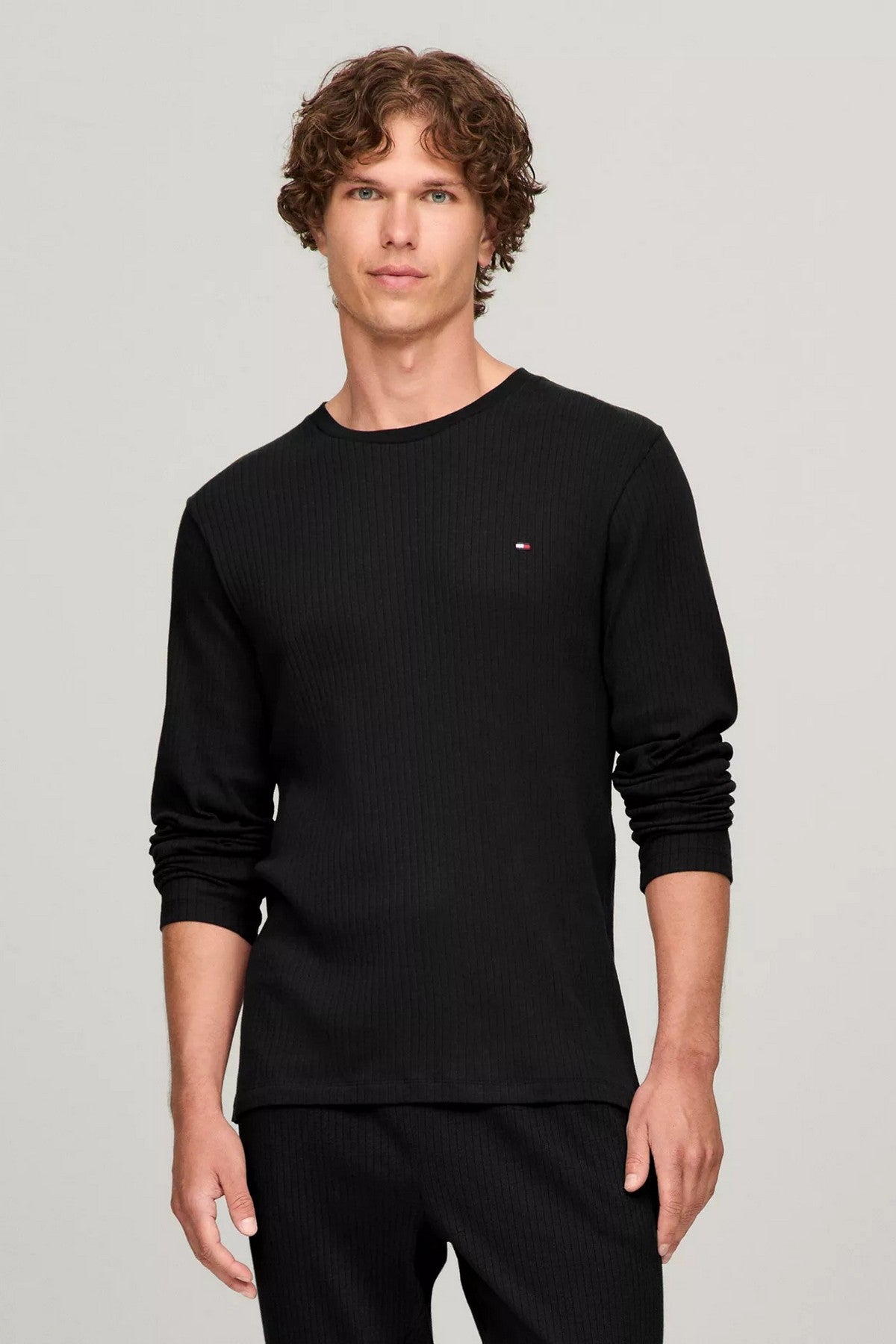 Чоловічий лонгслів 439659762 black Tommy Hilfiger