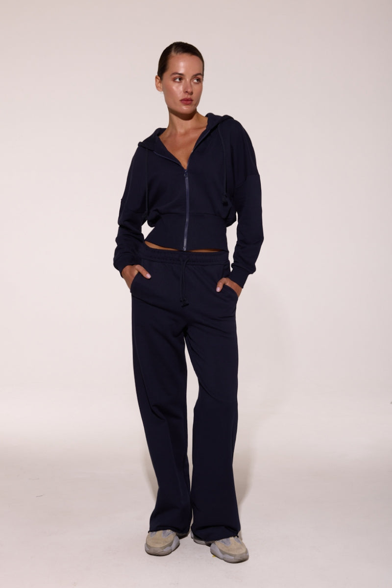 Штаны прямого кроя 2040-108 dark blue