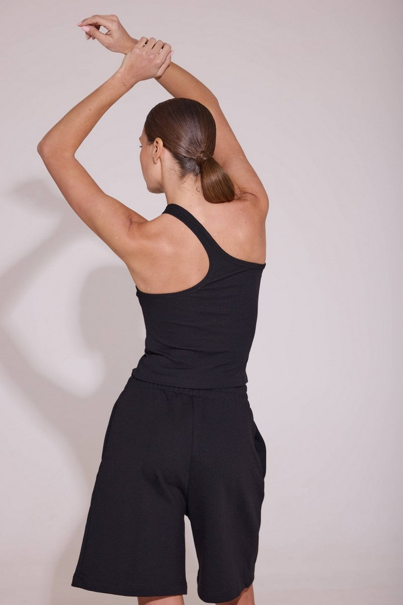 Топ на одно плечо L038r Alessa black