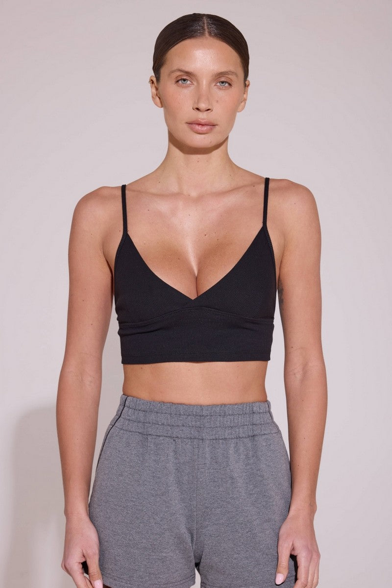 Топ у рубчик L041r Velia black