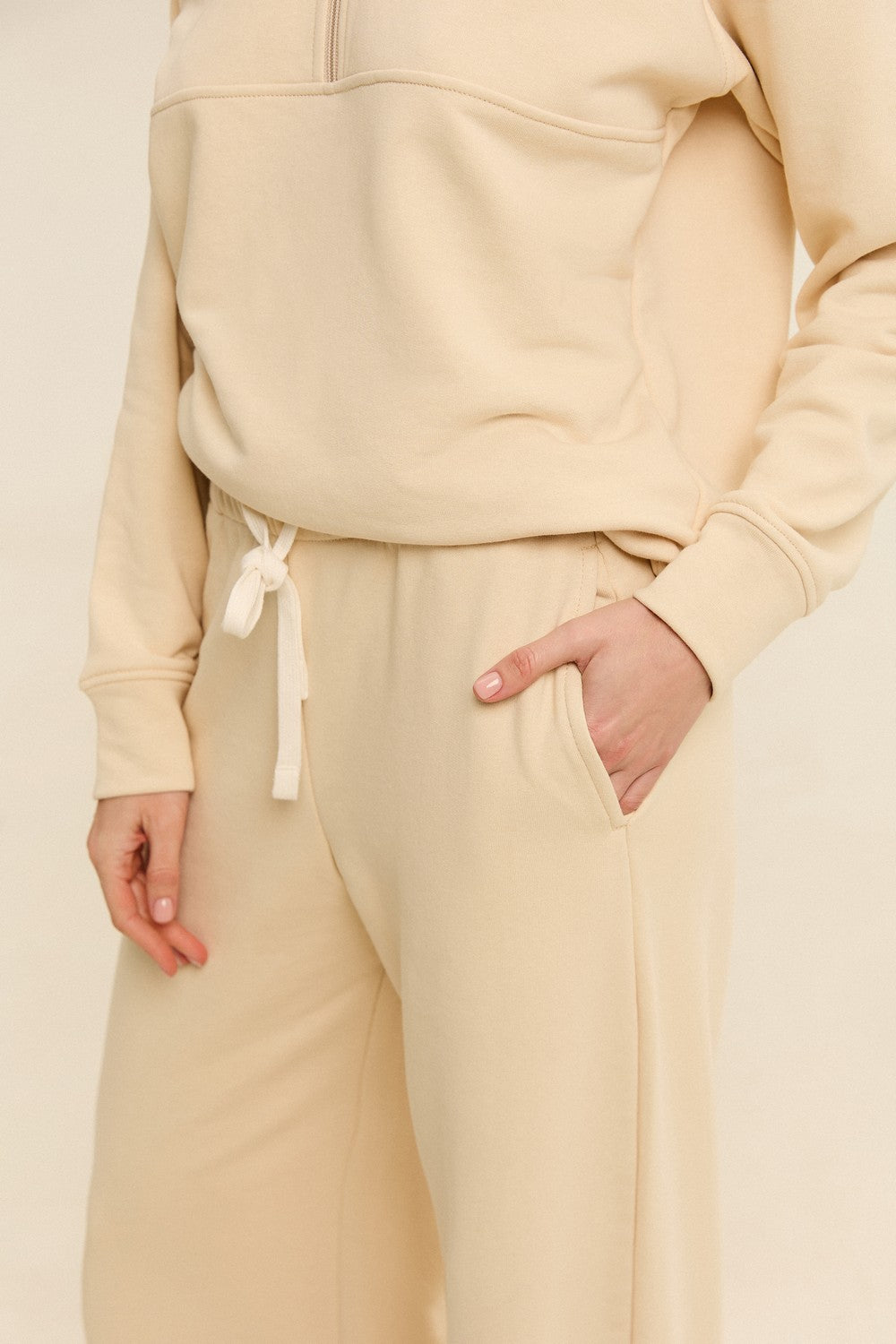 Прямі штани з кишенями LC028p Solo milk