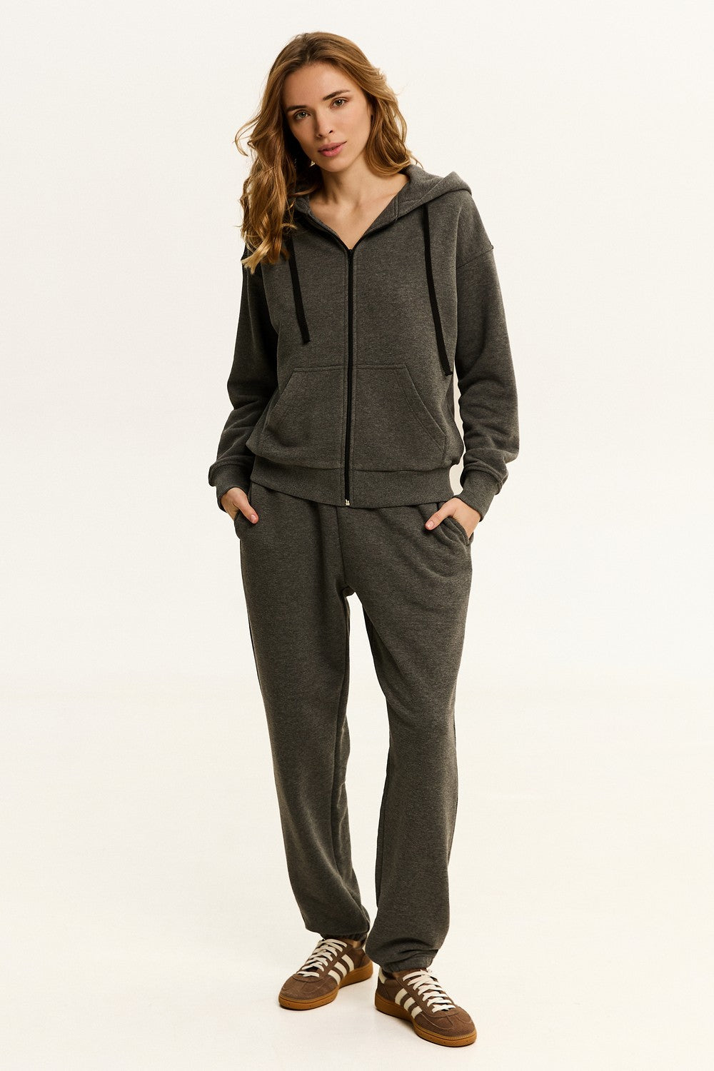 Джогеры с карманами LC029j Antonio dark melange