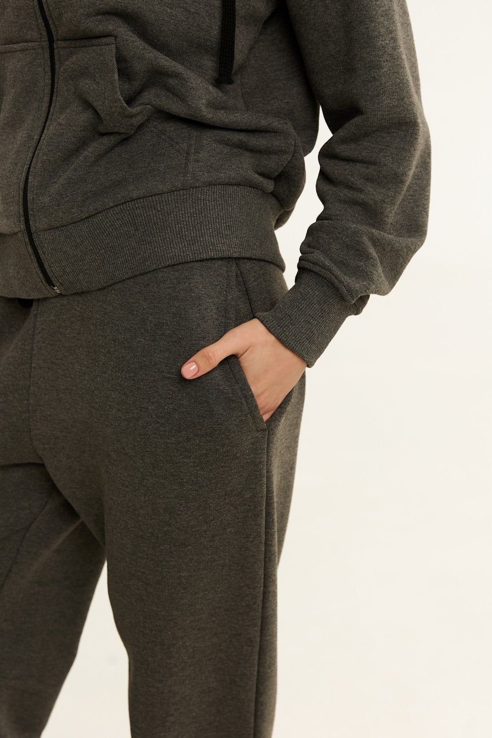 Джогеры с карманами LC029j Antonio dark melange