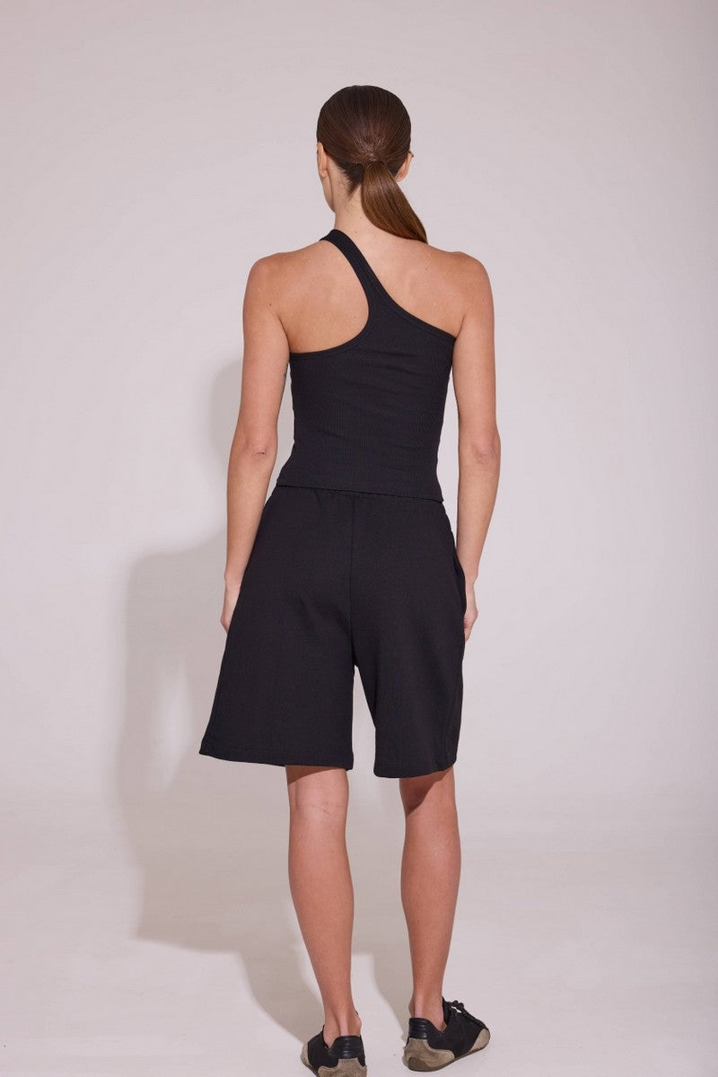 Удлиненные хлопковые шорты LC030sh Hoster black
