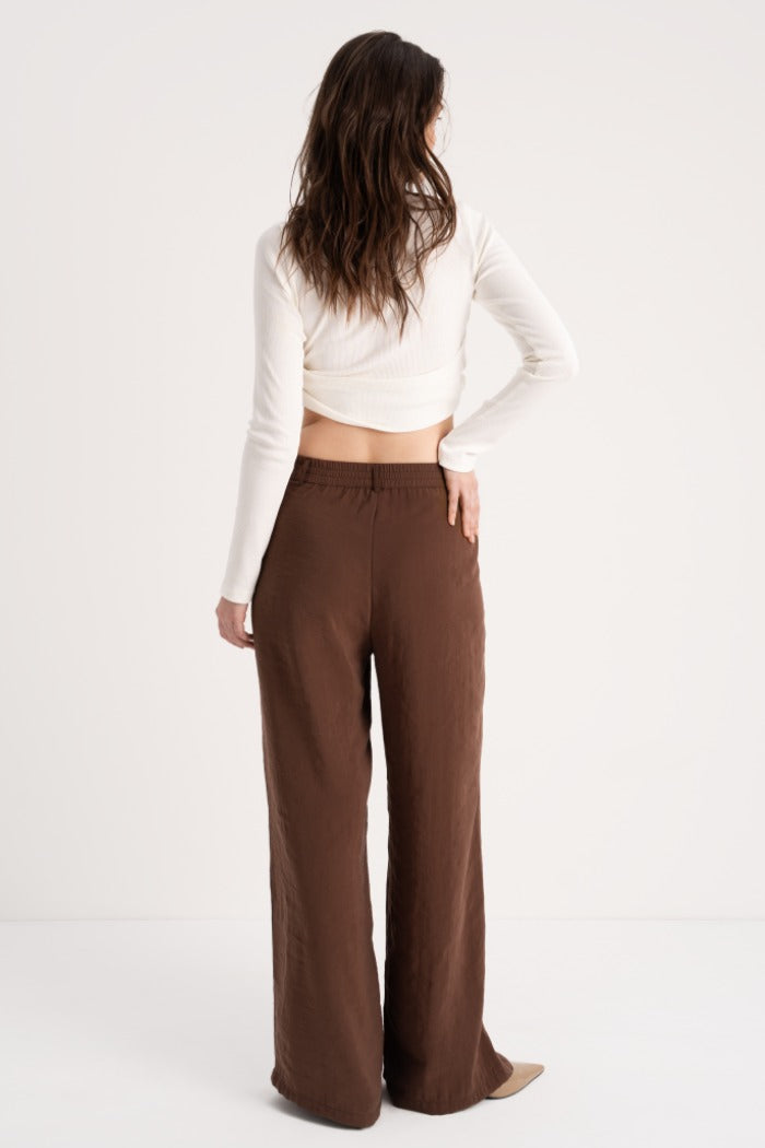 Брюки из модала LC036 Polly chocolate